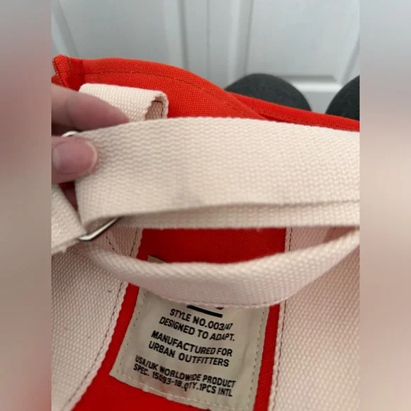 BDG Serena Orange Medium Tote Bag - Picture 6 of 6